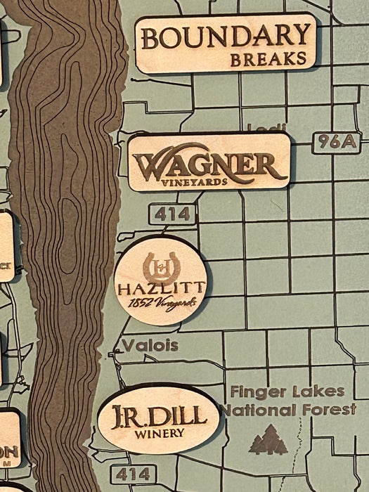 Seneca Lake Winery Map