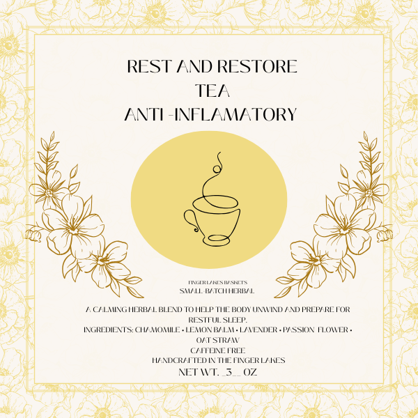 Handcrafted Caffeine-Free Herbal Tea: Finger Lakes Inspired
