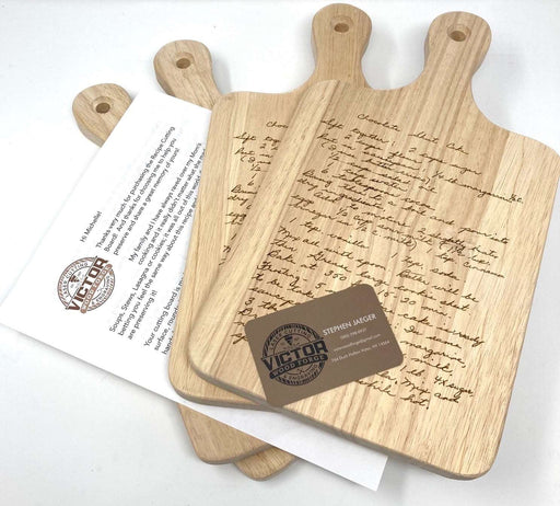 Cutting Board - Recipe Engraving