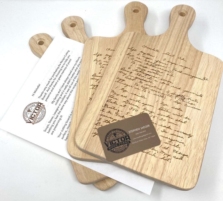 Cutting Board - Recipe Engraving