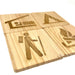 Backpacking Trail Map Symbol Coasters