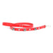 Auburn Leathercrafters' red Jingle Bell Studded Leash