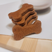 Peanut Butter Bone (Low-Fat) Organic Dog Treats - Close Up