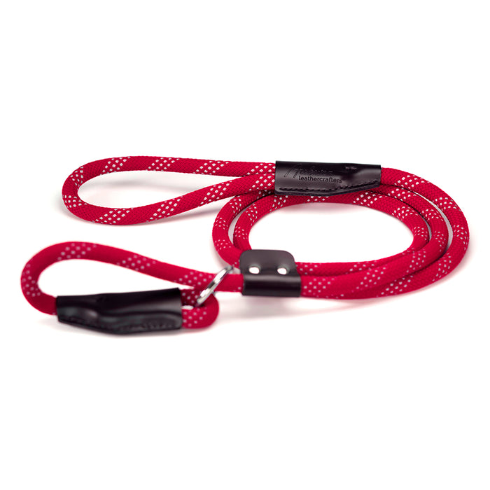 Reflective Slip Leash in Imperial Red