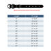 Size Guide D-End Collar