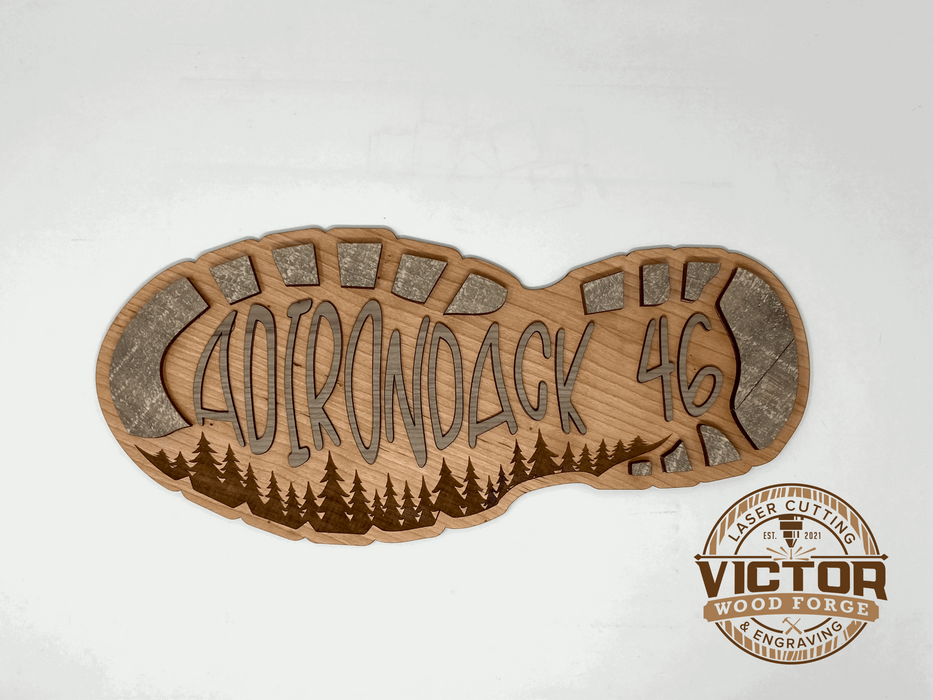 Adirondack 46 Hiking Boot Wall Art