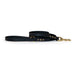 Upland & Downstream black Biothane leash with brass hardware