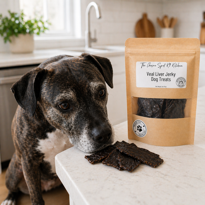Veal Liver Jerky🥩 Handmade Organic Gluten-Free & Grain-Free Dog Treats