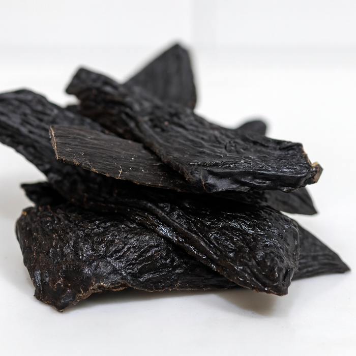 Veal Liver Jerky. Handmade organic dog treats from The Chosen Spot K9 Kitchen.