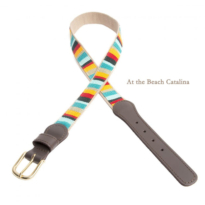a tail we could wag Cotton and Leather Belt - At the Beach