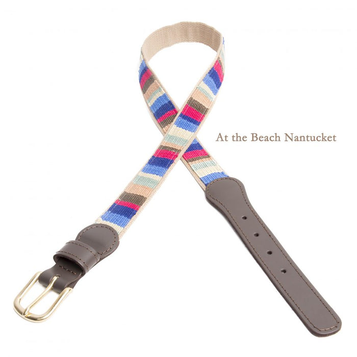 a tail we could wag Cotton and Leather Belt - At the Beach