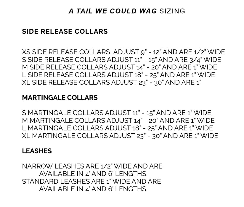 a tail we could wag Side-Release Dog Collar - Diamond