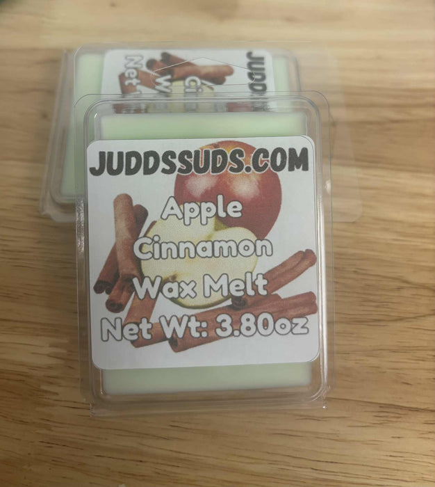 Apple Cinnamon Wax Melt | Warm Spiced Apple Scent | Hand-Poured Fall Fragrance | 3.80oz