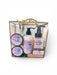Gift set with 'A Thousand Dreams' products including bottles and containers in a clear bag.