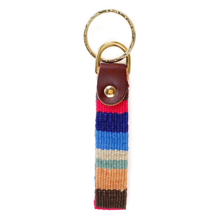 key ring in At the Beach Nantucket pattern