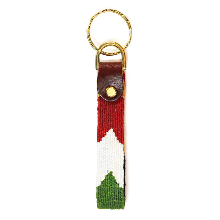 key ring in Harvest Chevron pattern