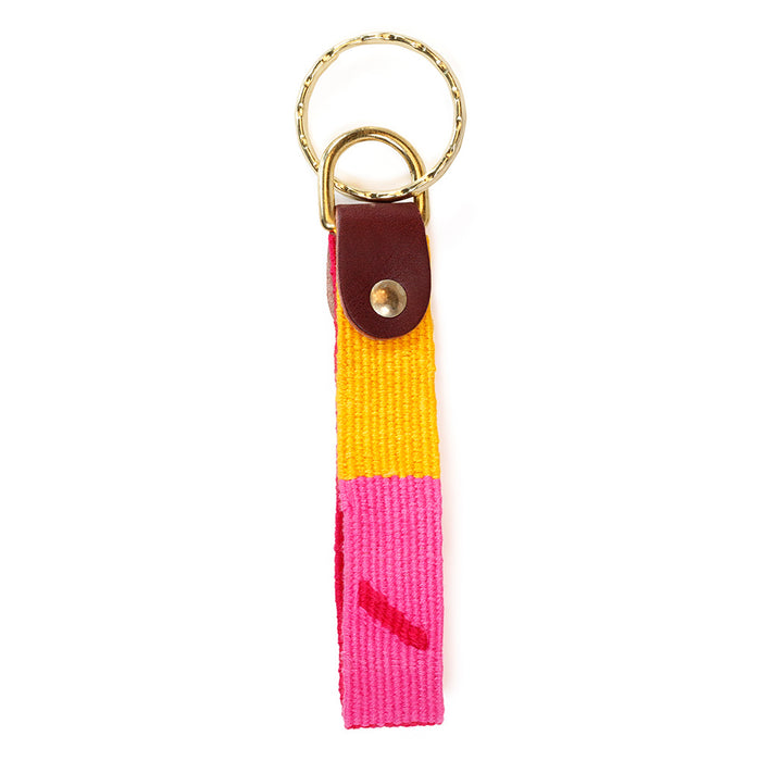 key ring in Starry Day Island Mango pattern