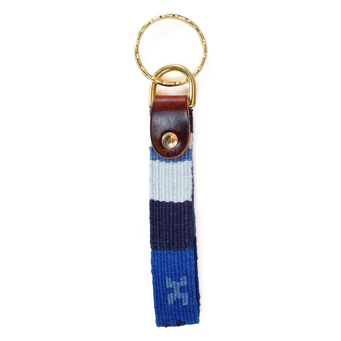 key ring in Starry Day Midnight pattern