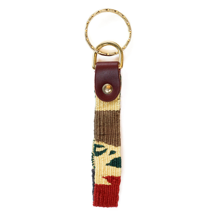 key ring in Traditional Earth pattern