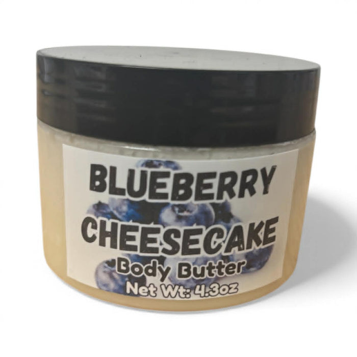 Blueberry Cheesecake Body Butter | Whipped Moisturizing Body Cream | Brown Sugar, Vanilla & Graham Cracker Crust | 4.30oz