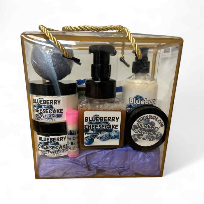 Blueberry Cheesecake | Holiday Gift Basket | Sweet Spa & Self-Care Christmas Gift