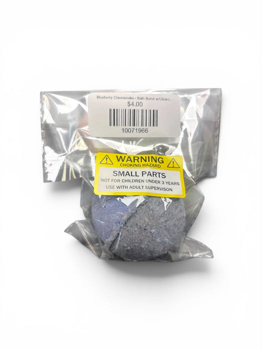 Blueberry Cheesecake Bath Bomb – Kids Bath Bomb with Glow-in-the-Dark Surprise Toy Inside