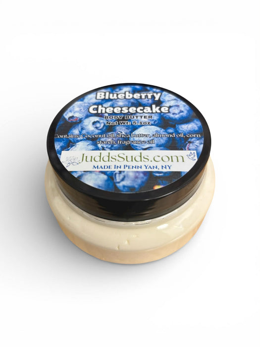 Blueberry Cheesecake Body Butter | Whipped Moisturizing Body Cream | Brown Sugar, Vanilla & Graham Cracker Crust | 4.30oz