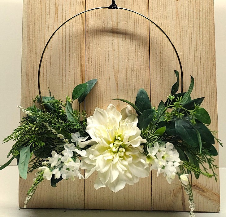 Spring Brass Ring wreath