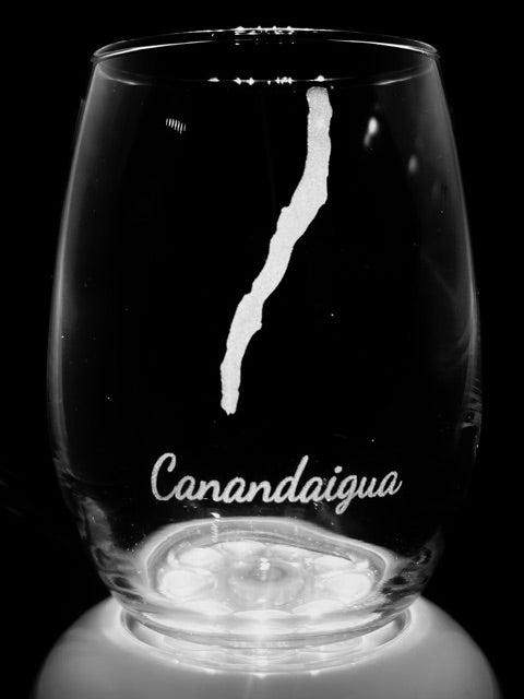 Laser Engraved Stemless Wine
