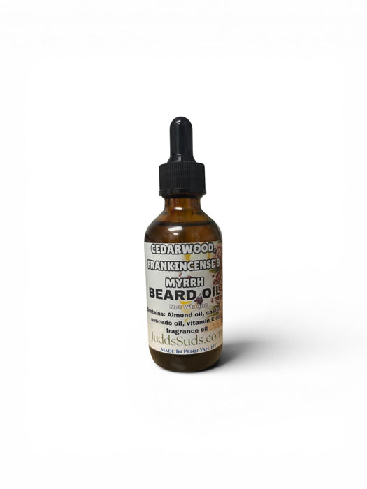Cedarwood Frankincense & Myrrh Beard Oil | Woodsy & Resinous Beard Conditioner for Men
