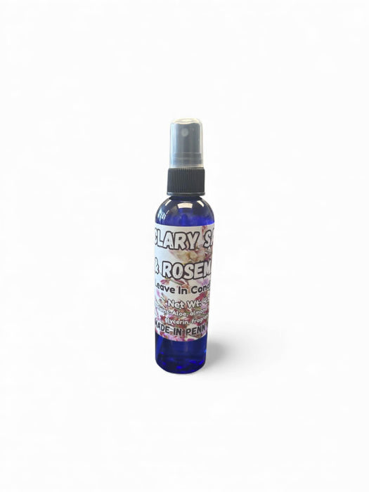 Clary Sage & Rosemary | Essential Oil Leave-In Conditioner | Lightweight, Herbal &amp; Hydrating | 4.5oz