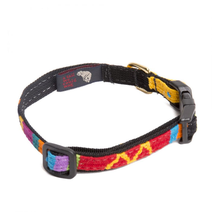 a tail we could wag Side-Release Dog Collar - Sun Valley