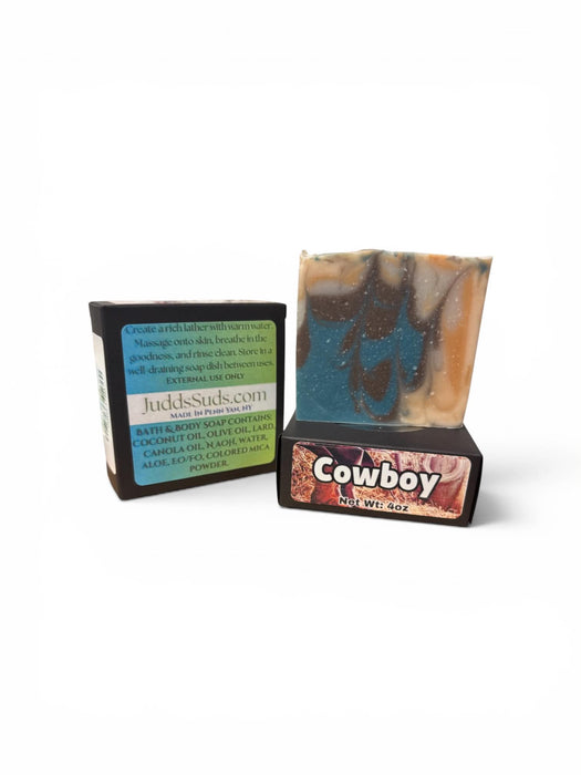 Cowboy Soap – Handmade Men’s Soap Bar with a Rugged, Masculine Scent