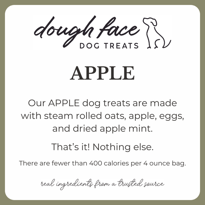 APPLE Crunchy Preservative-Free Dog Treats