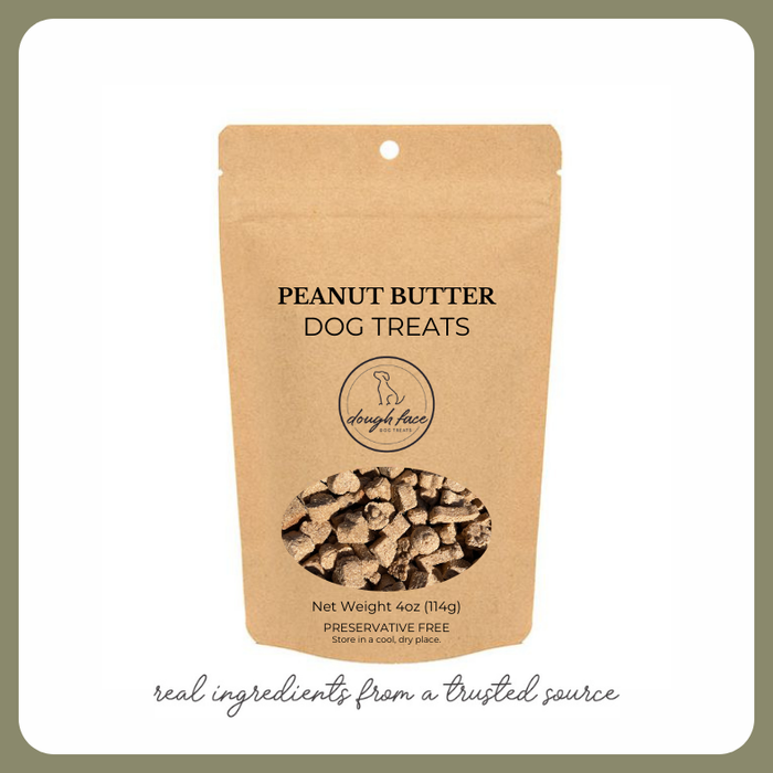 PEANUT BUTTER Crunchy Preservative-Free Dog Treats