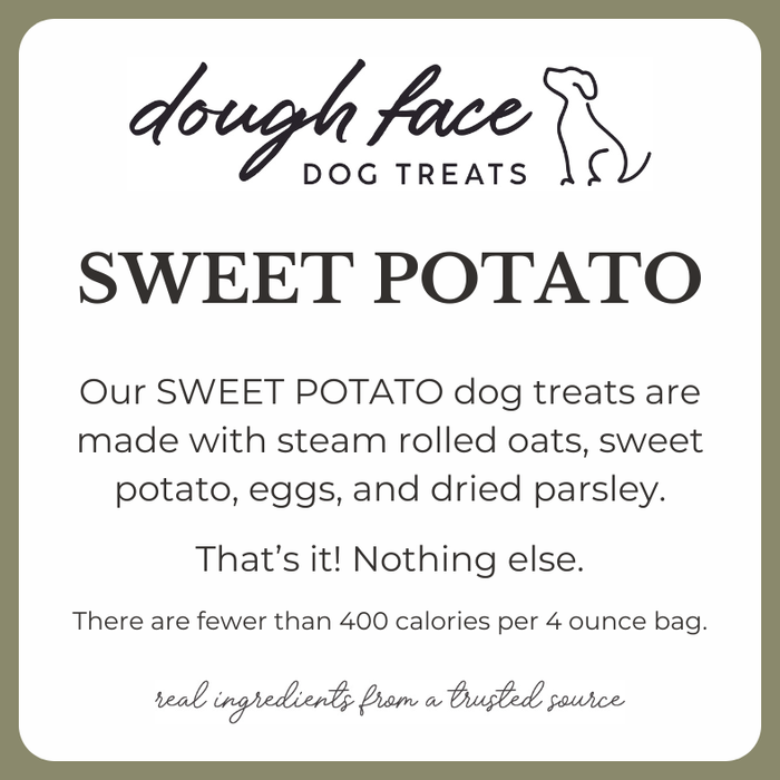 SWEET POTATO Crunchy Preservative-Free Dog Treats