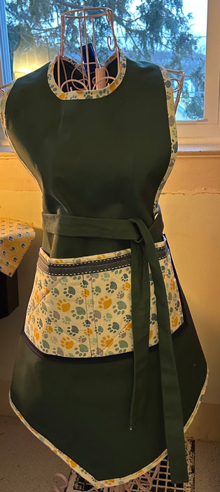 Dog Paws Chef's Apron