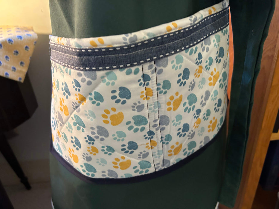 Dog Paws Chef's Apron