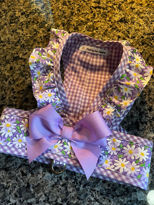 Step in Harness, Purple Daisy