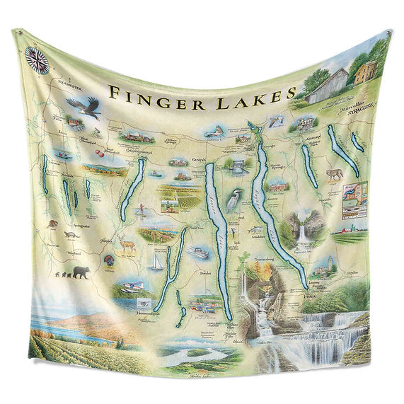 Finger Lakes Blanket/Throw