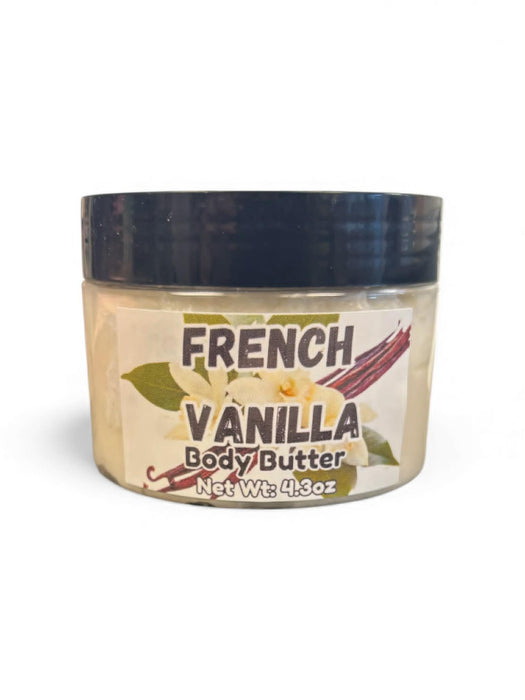French Vanilla | Body Butter | 4.30oz | Warm Vanilla Bean, Creamy Caramel & Deep Moisture