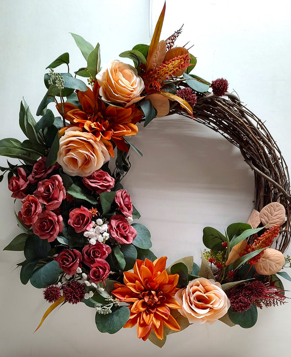 Spring Grapevine wreath
