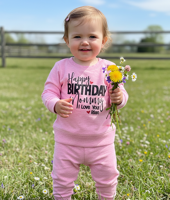 Personalized Happy Birthday Mommy Outfit: Gift For Mom