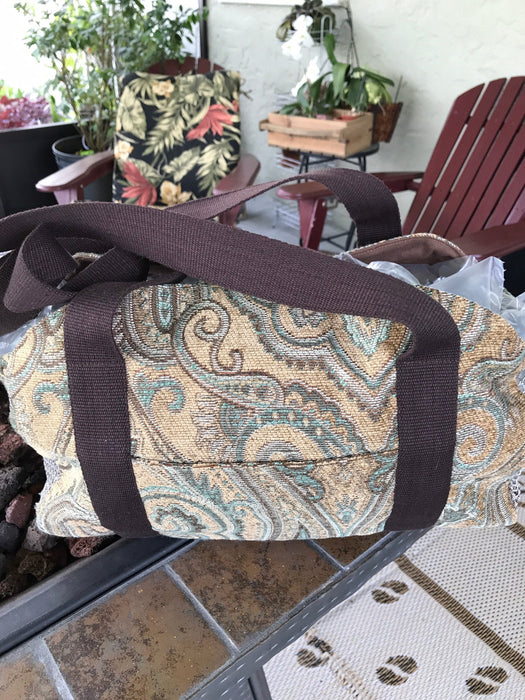 SALE: Pet Carrier Brocade with Handles