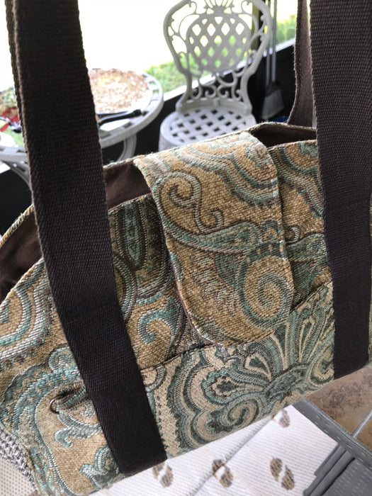 SALE: Pet Carrier Brocade with Handles