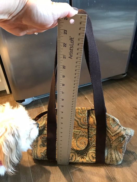 SALE: Pet Carrier Brocade with Handles