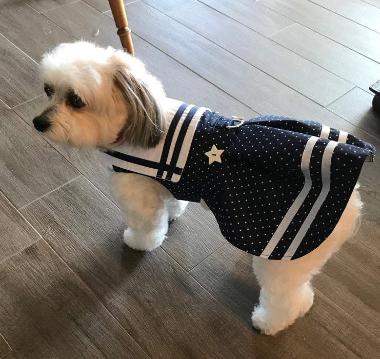 Sailor Dog Dress Nautical Navy Dog Costume