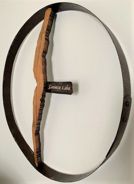 Seneca Lake Cutout Hoop Wall Hanging
