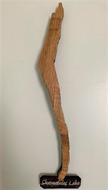 Skaneateles Lake Cutout Stave Wall Hanging