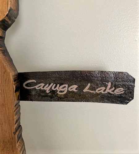 Cayuga Lake Cutout Hoop Wall Hanging